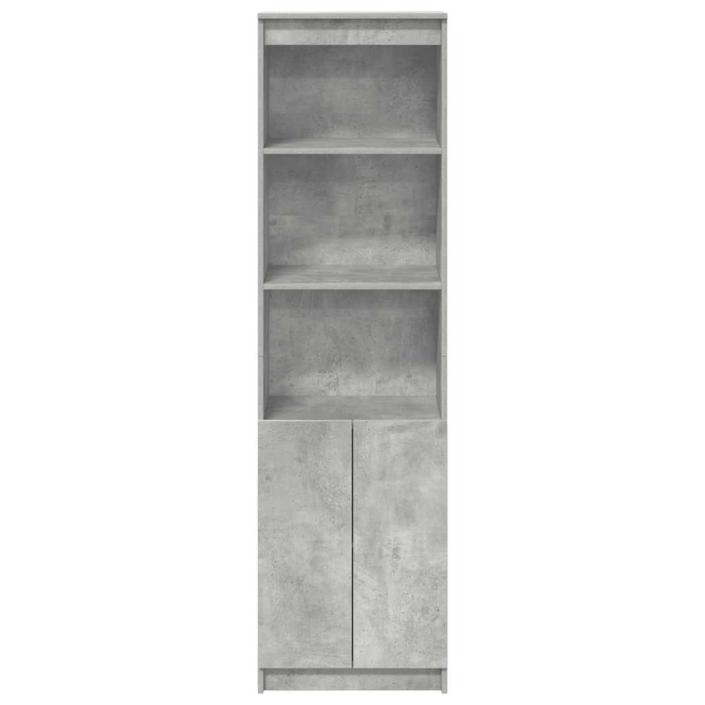 vidaXL Dulapuri din beton gri 50x35x180 cm lemn prelucrat