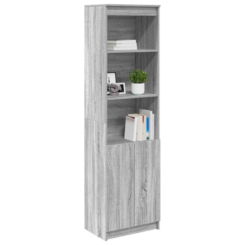 vidaXL Dulapuri gri Sonoma 50x35x180 cm din lemn prelucrat