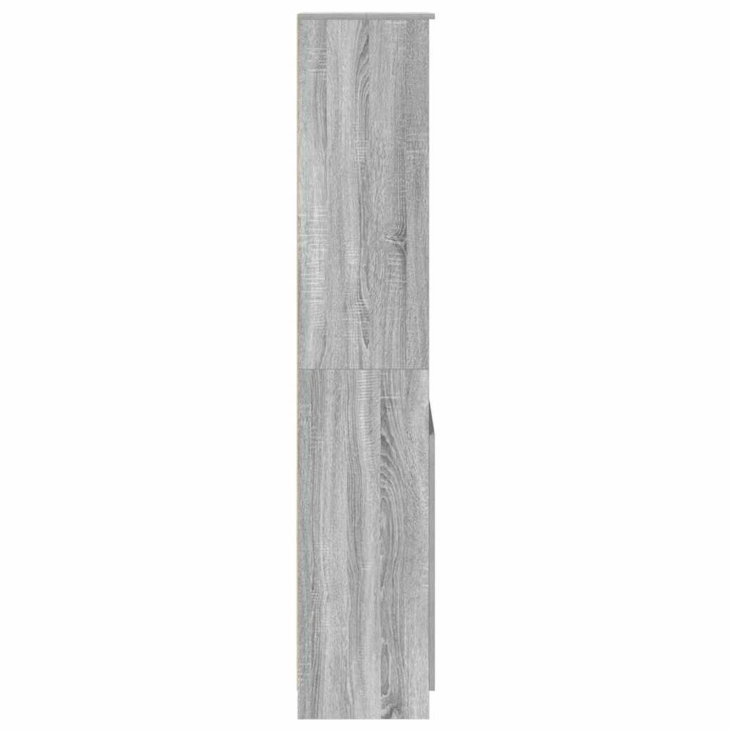 vidaXL Dulapuri gri Sonoma 50x35x180 cm din lemn prelucrat