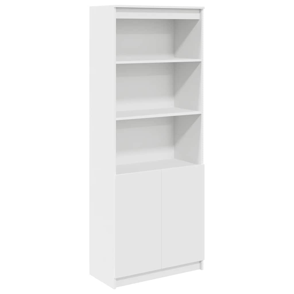 vidaXL Dulap înalt, alb, 70x35x180 cm, lemn prelucrat vidaXL Dulap înalt, alb, 70x35x180 cm, lemn prelucrat
