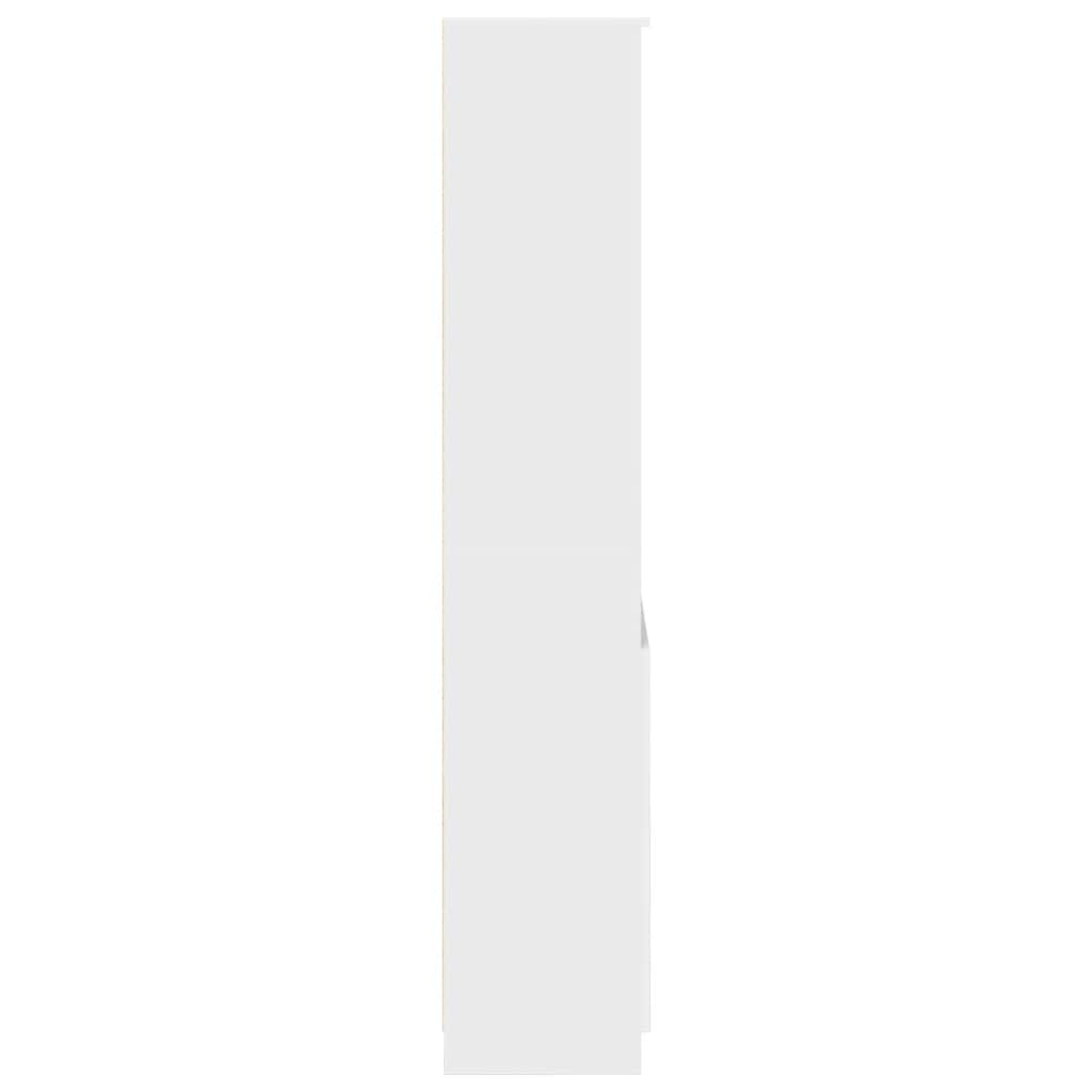 vidaXL Dulap înalt, alb, 70x35x180 cm, lemn prelucrat vidaXL Dulap înalt, alb, 70x35x180 cm, lemn prelucrat
