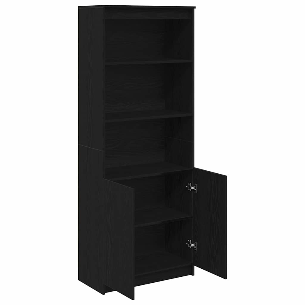 vidaXL Tablou Stejar negru 70x35x180 cm Lemn prelucrat