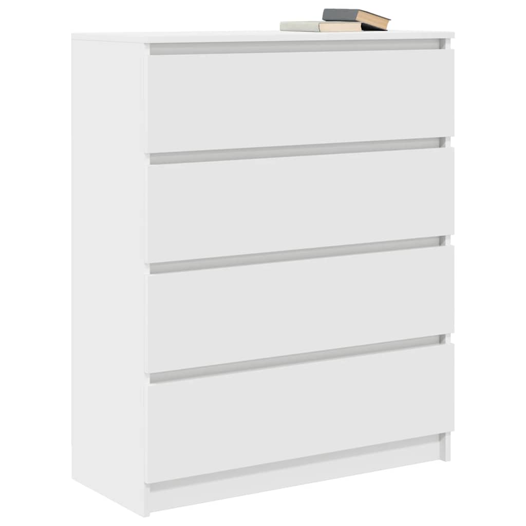 vidaXL Bufetă albă 80x35x99 cm lemn prelucrat vidaXL Bufetă albă 80x35x99 cm lemn prelucrat