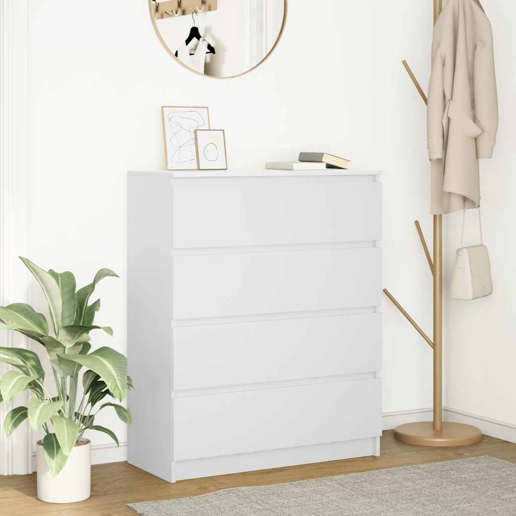 vidaXL Bufetă albă 80x35x99 cm lemn prelucrat vidaXL Bufetă albă 80x35x99 cm lemn prelucrat