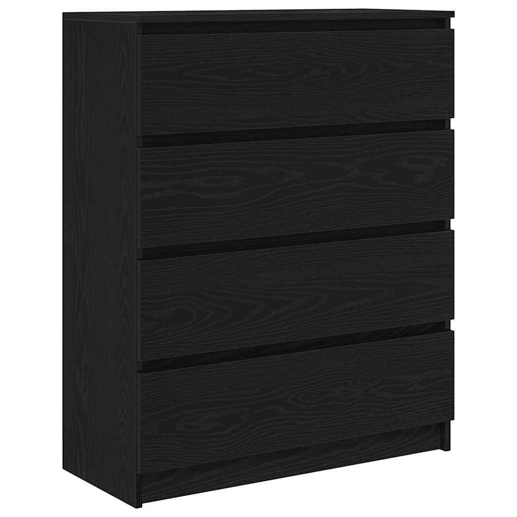 vidaXL Bufetă Stejar negru 80x35x99 cm Lemn prelucrat vidaXL Bufetă Stejar negru 80x35x99 cm Lemn prelucrat
