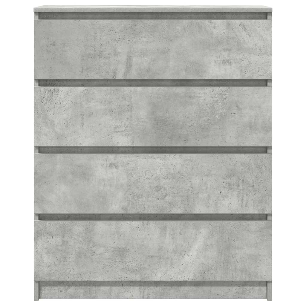 vidaXL Bufetă Gri Beton 80x35x99 cm Lemn prelucrat