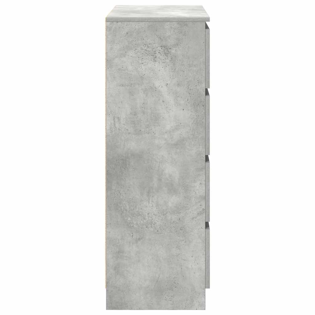 vidaXL Bufetă Gri Beton 80x35x99 cm Lemn prelucrat