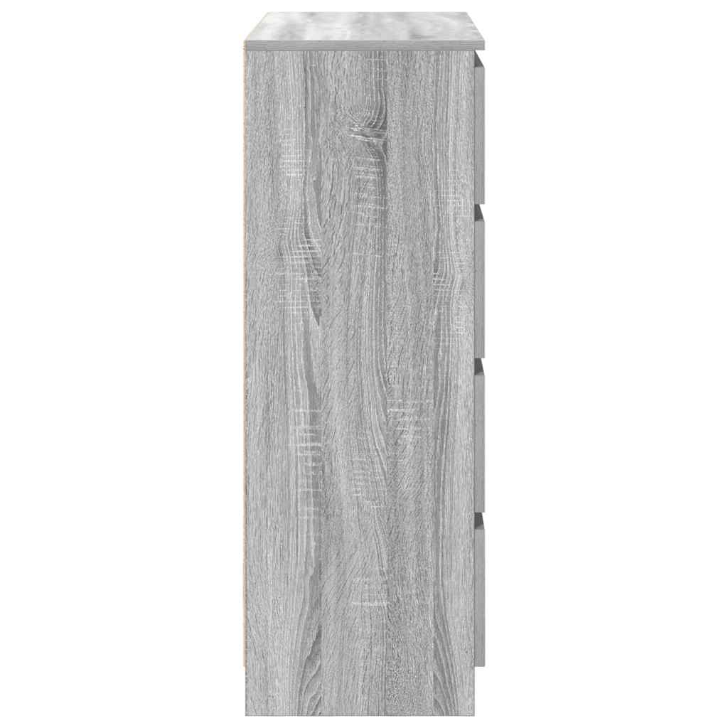 vidaXL Bufetă gri Sonoma 80x35x99 cm Lemn prelucrat