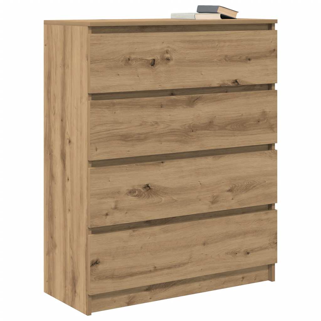 vidaXL Bufetă Stejar Artisan 80x35x99 cm Lemn prelucrat vidaXL Bufetă Stejar Artisan 80x35x99 cm Lemn prelucrat