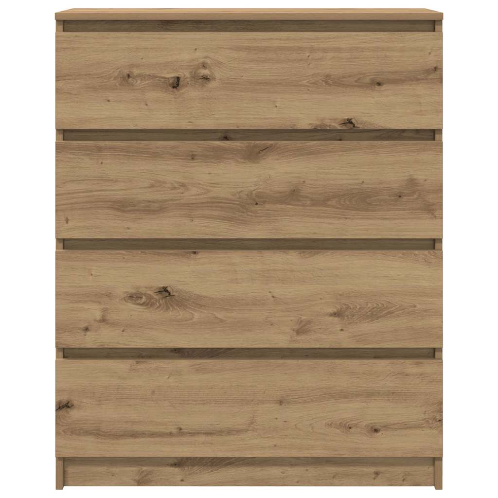 vidaXL Bufetă Stejar Artisan 80x35x99 cm Lemn prelucrat vidaXL Bufetă Stejar Artisan 80x35x99 cm Lemn prelucrat