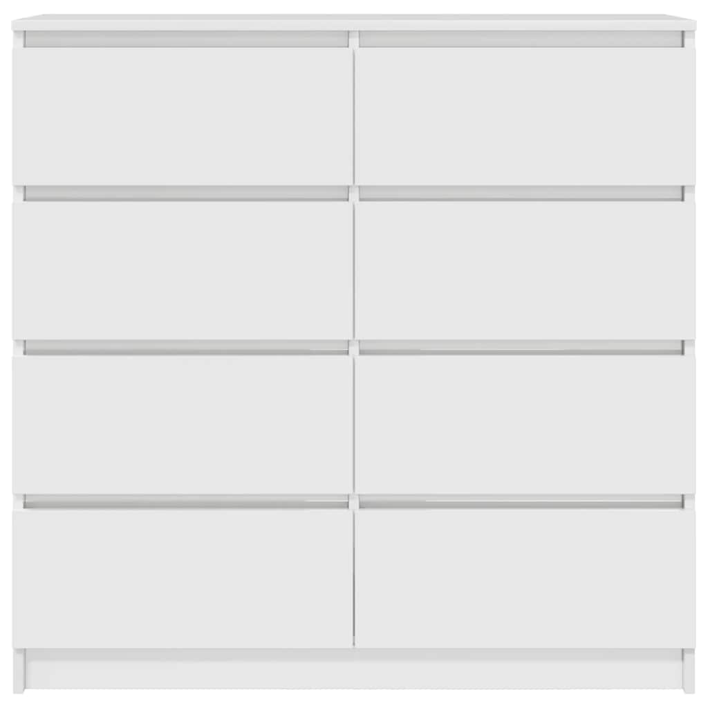 vidaXL Bufetă albă 100x35x99 cm din lemn prelucrat