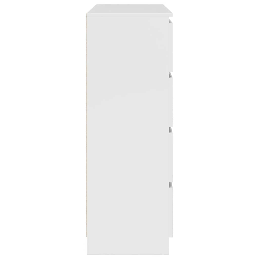 vidaXL Bufetă albă 100x35x99 cm din lemn prelucrat