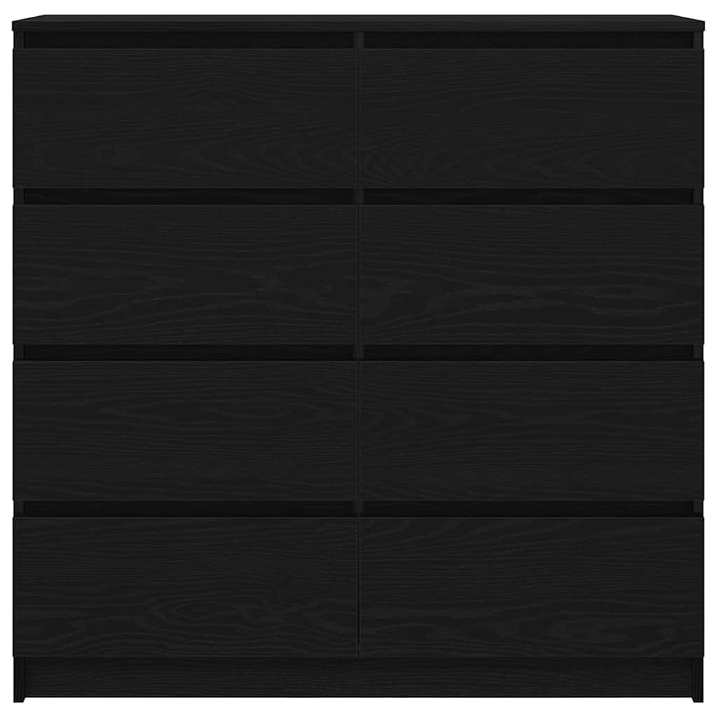 vidaXL Bufetă Stejar negru 100x35x99 cm lemn prelucrat