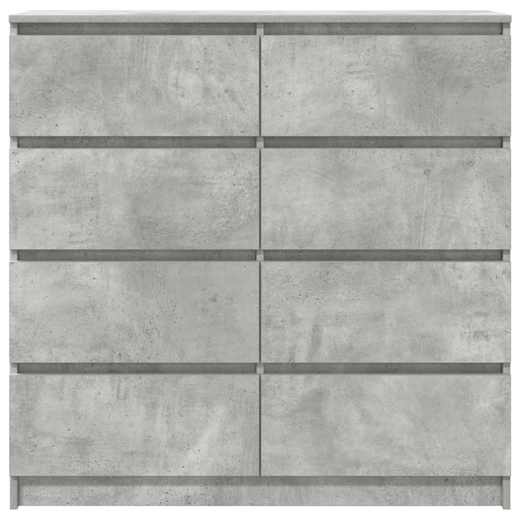 vidaXL Bufetă Gri Beton 100x35x99 cm Lemn prelucrat