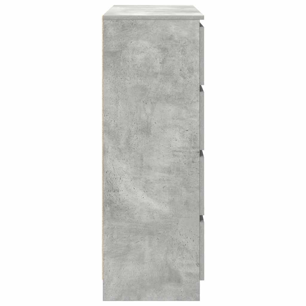 vidaXL Bufetă Gri Beton 100x35x99 cm Lemn prelucrat