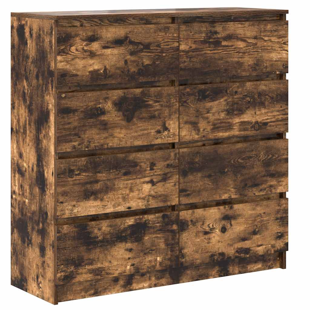 vidaXL Bufetă Stejar afumat 100x35x99 cm Lemn prelucrat