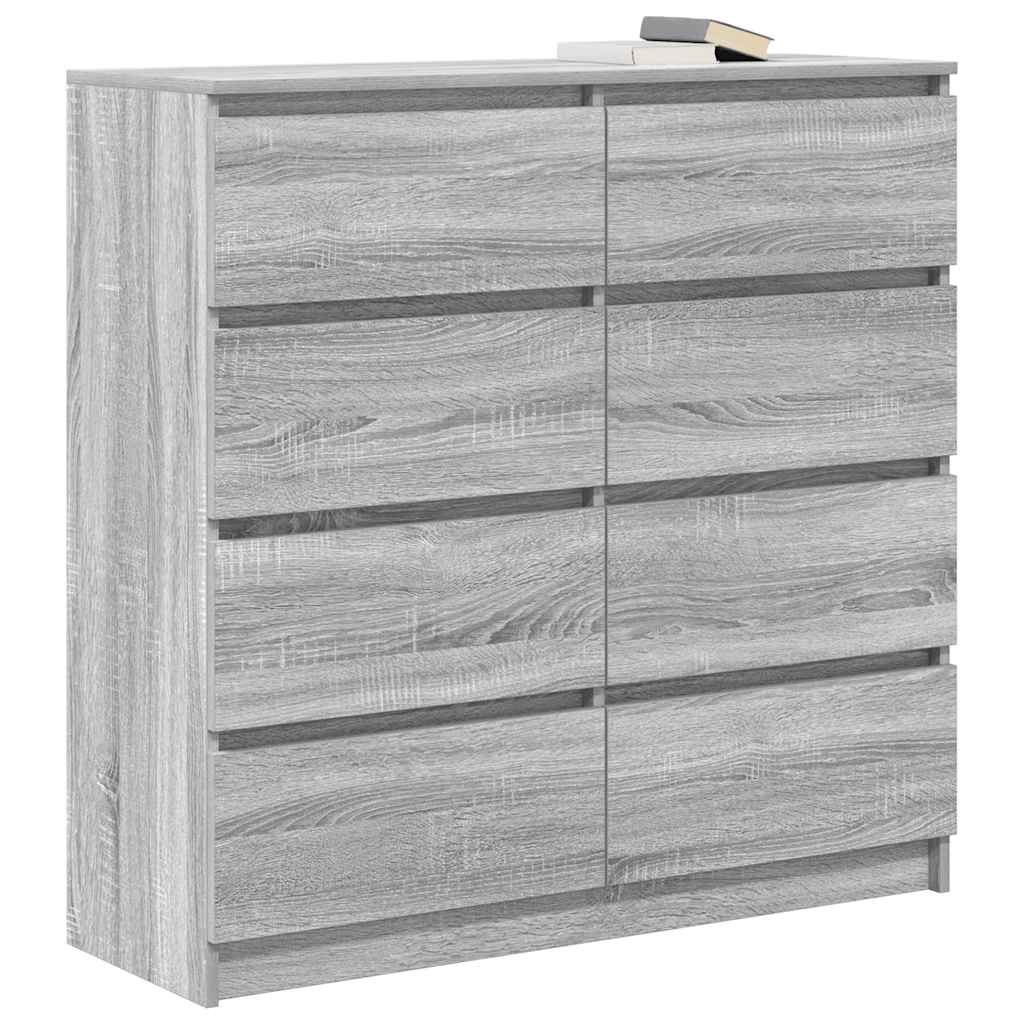 vidaXL Bufetă gri Sonoma 100x35x99 cm Lemn prelucrat