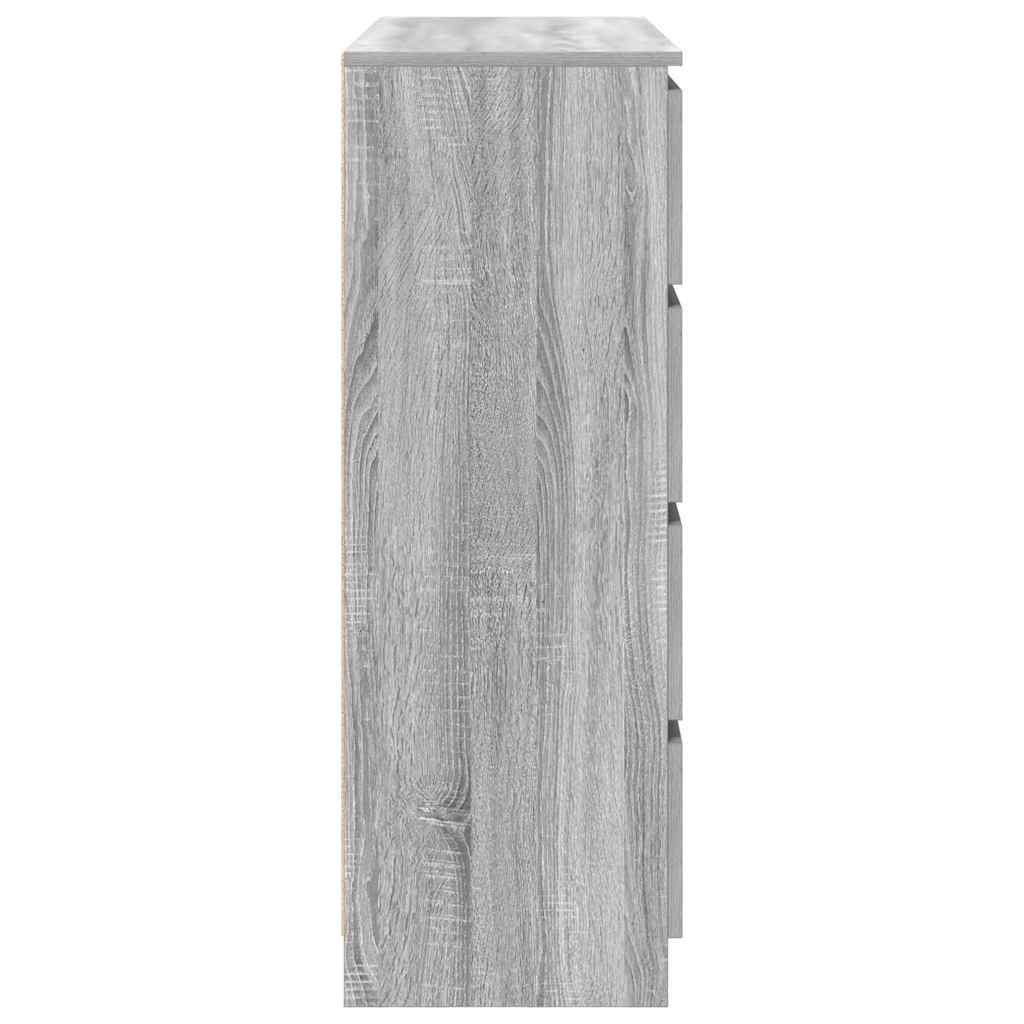 vidaXL Bufetă gri Sonoma 100x35x99 cm Lemn prelucrat