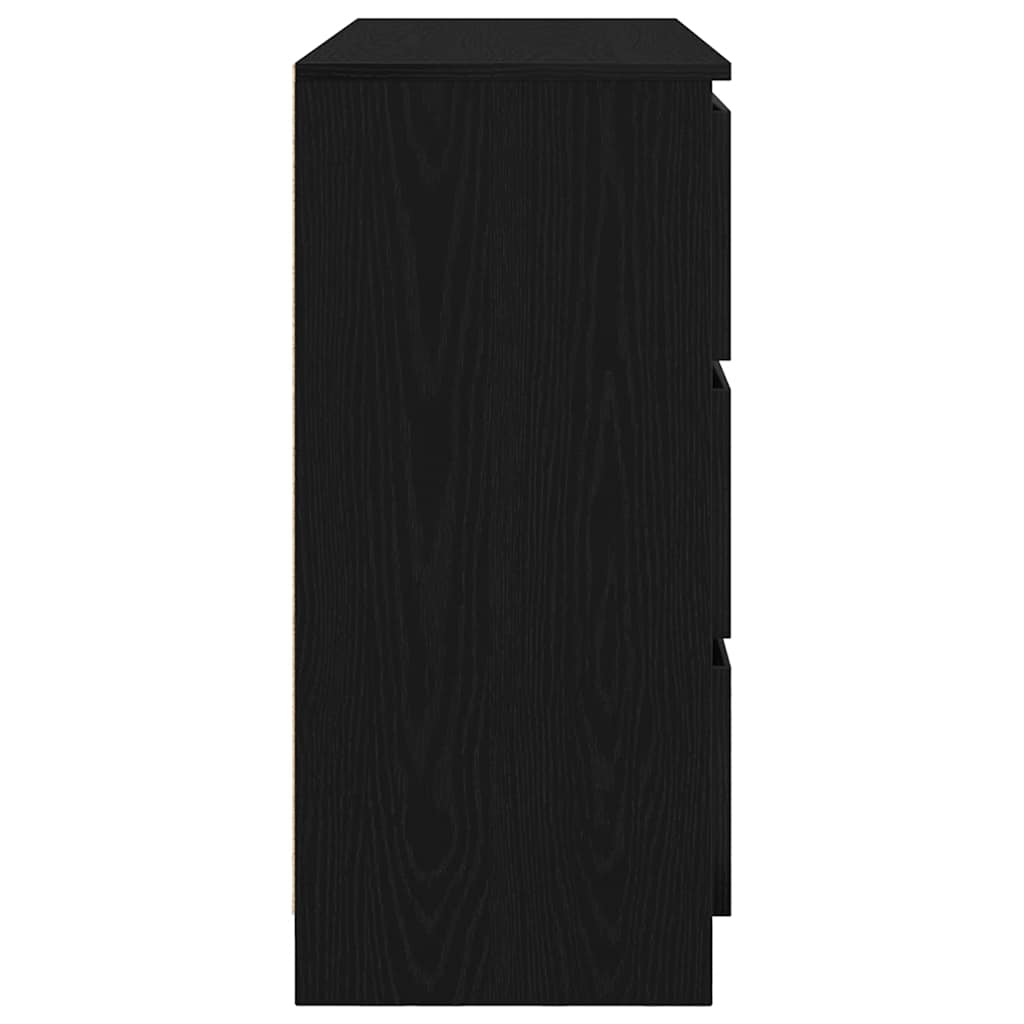 vidaXL Bufetă Stejar negru 100x35x76 cm Lemn prelucrat vidaXL Bufetă Stejar negru 100x35x76 cm Lemn prelucrat