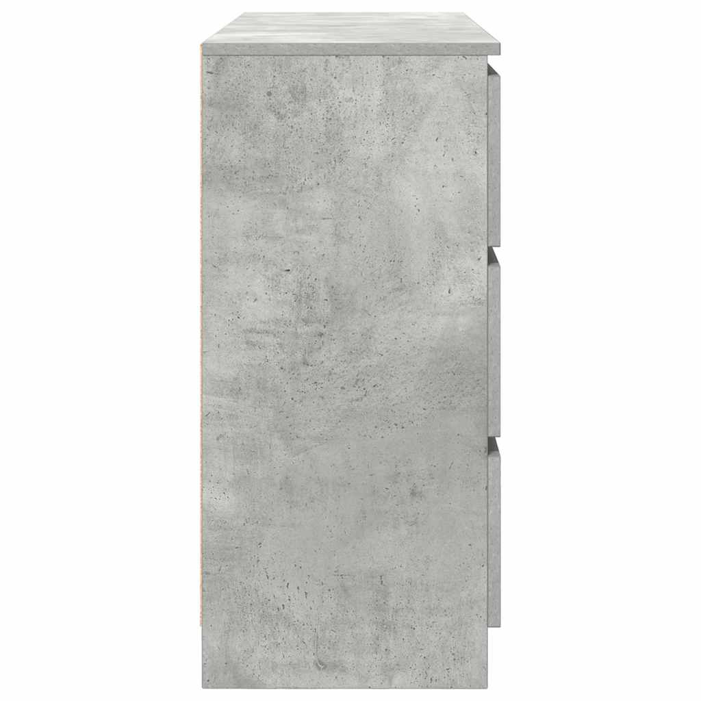 vidaXL Bufetă Gri Beton 100x35x76 cm Lemn prelucrat vidaXL Bufetă Gri Beton 100x35x76 cm Lemn prelucrat