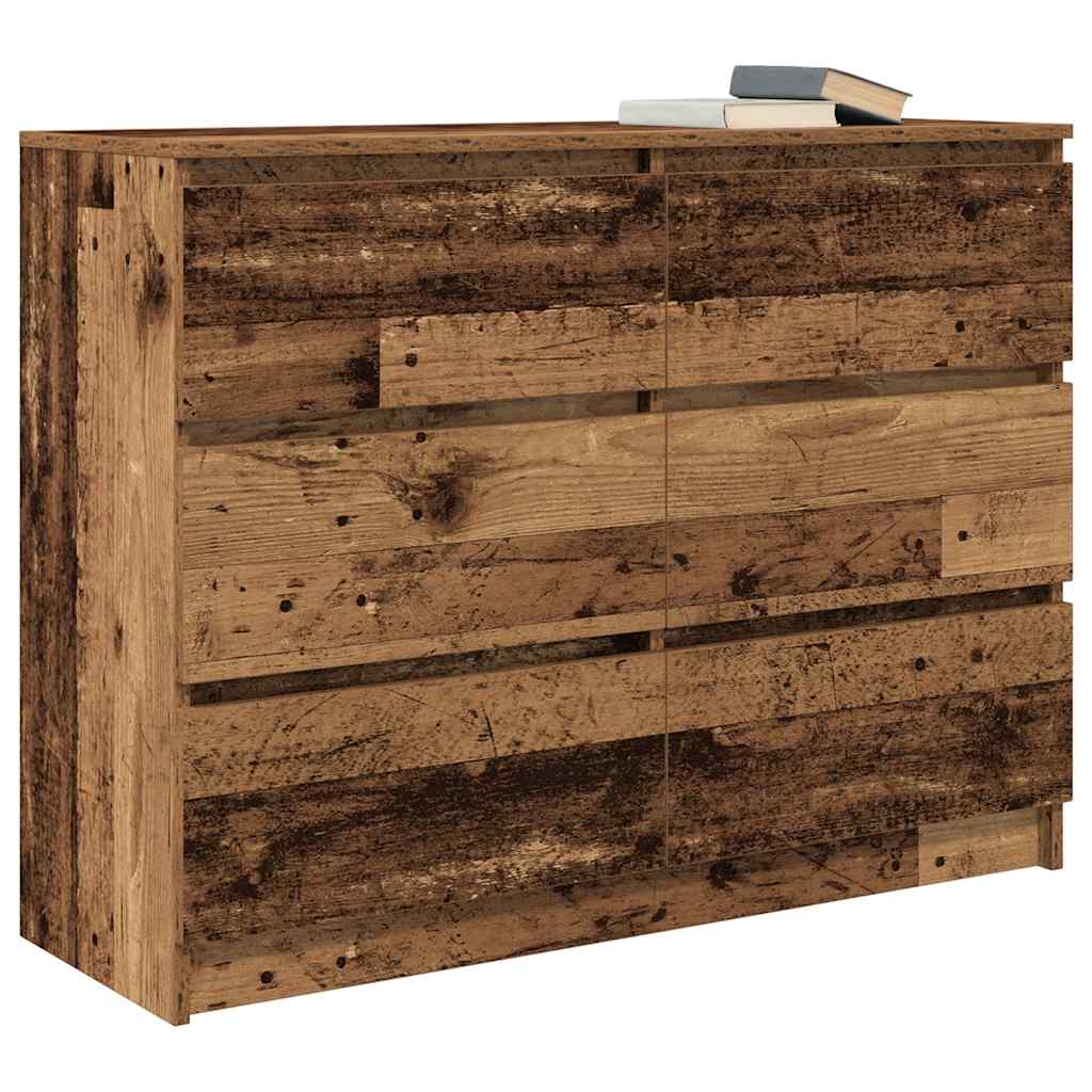 vidaXL Bufetă din lemn vechi 100x35x76 cm din lemn prelucrat