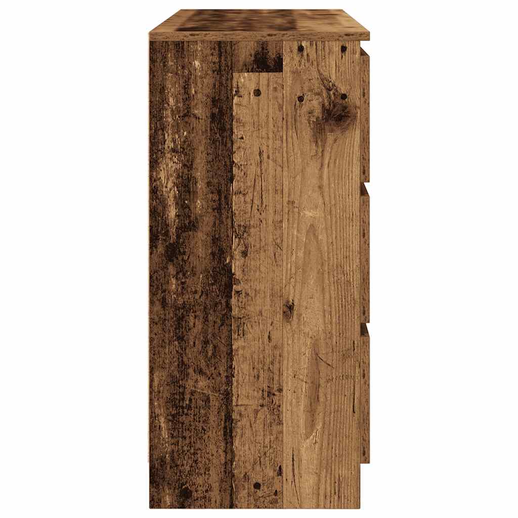 vidaXL Bufetă din lemn vechi 100x35x76 cm din lemn prelucrat