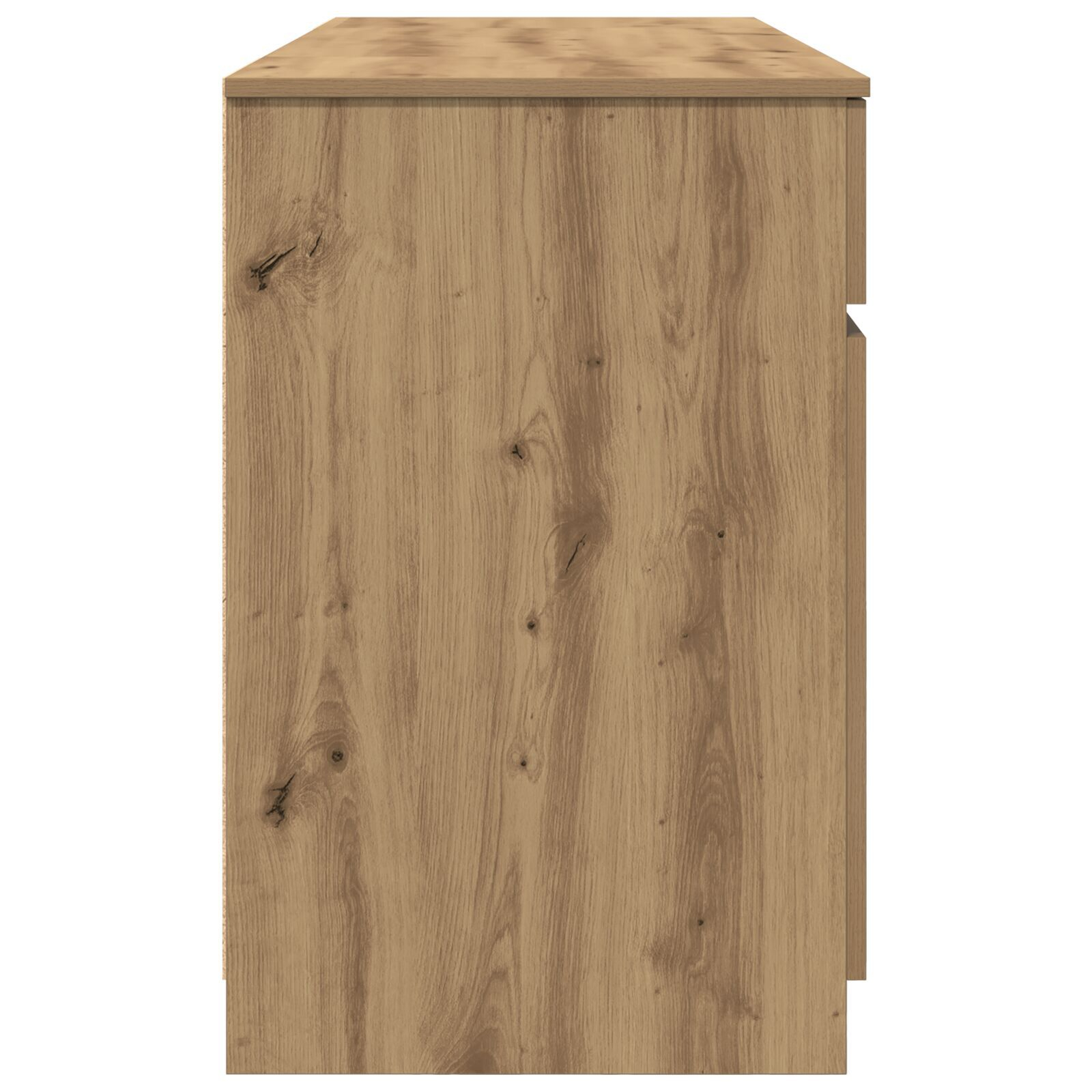 vidaXL Birou, stejar artizanal, 140x49x76 cm, lemn prelucrat