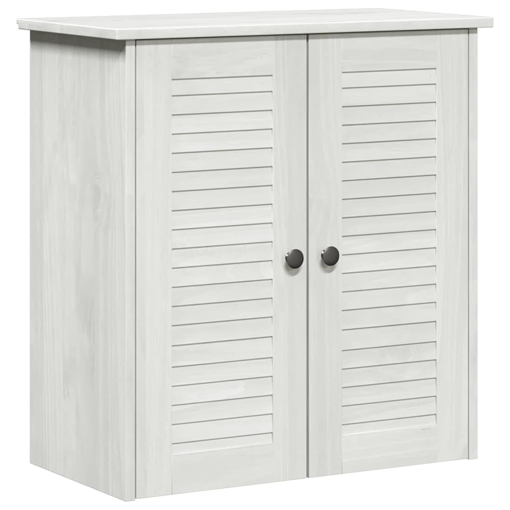 vidaXL Set de mobilier pentru baie cu ușă 2 pcs Maro 67.5 x 34 x 80 cm