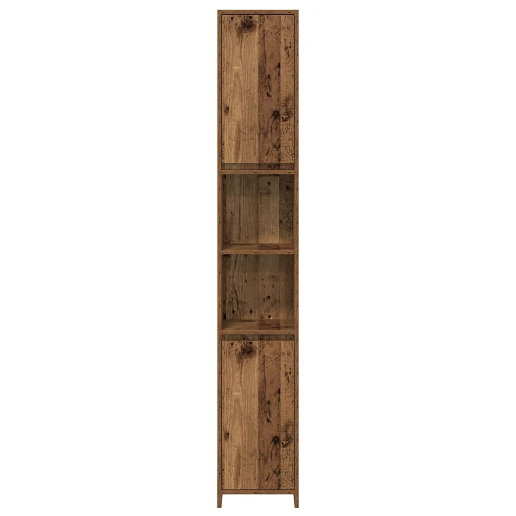 vidaXL Set mobilier de baie, 3 piese, lemn vechi, lemn prelucrat vidaXL Set mobilier de baie, 3 piese, lemn vechi, lemn prelucrat