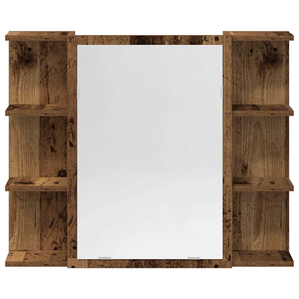 vidaXL Set mobilier de baie, 3 piese, lemn vechi, lemn prelucrat vidaXL Set mobilier de baie, 3 piese, lemn vechi, lemn prelucrat