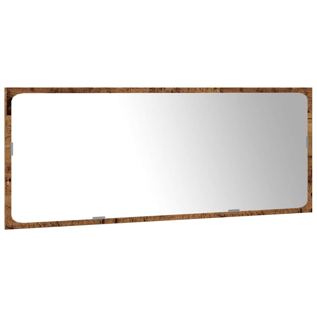 vidaXL Set mobilier de baie, 3 piese, lemn vechi, lemn prelucrat