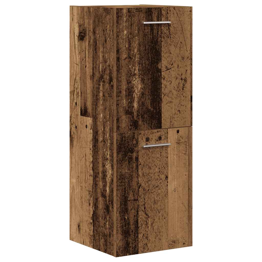vidaXL Set mobilier de baie, 3 piese, lemn vechi, lemn prelucrat vidaXL Set mobilier de baie, 3 piese, lemn vechi, lemn prelucrat