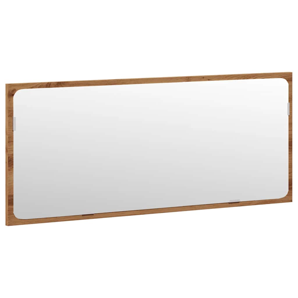 vidaXL Set mobilier de baie, 4 piese, stejar artizanal, lemn prelucrat