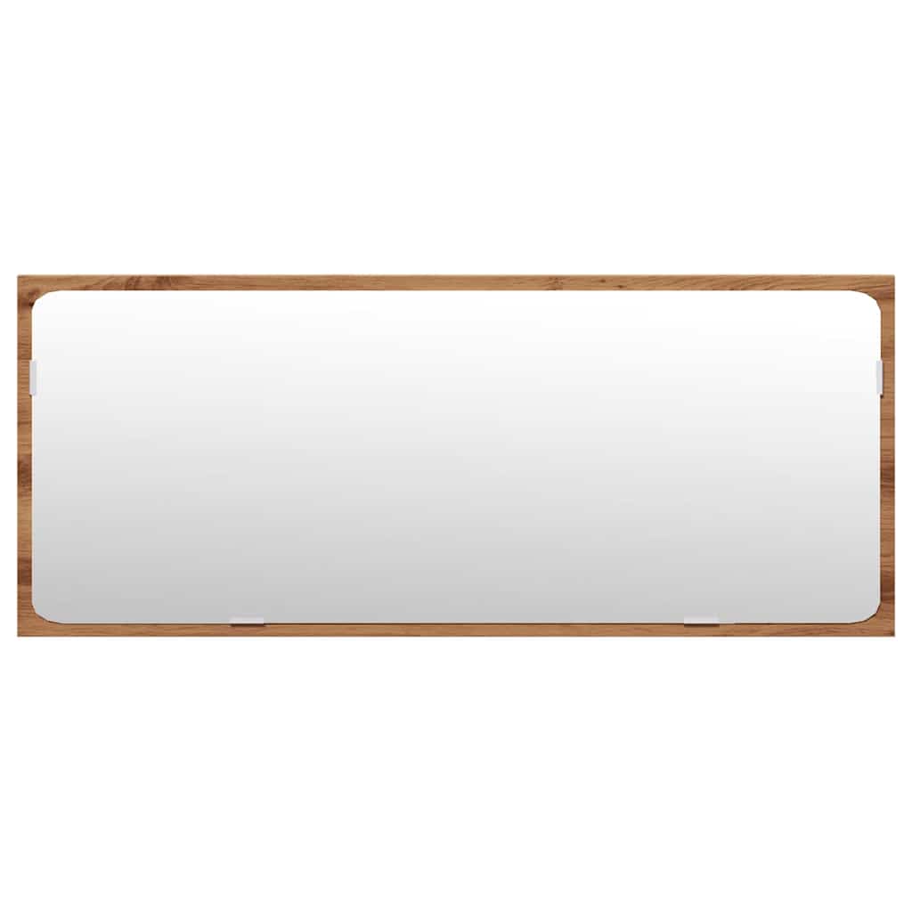 vidaXL Set mobilier de baie, 4 piese, stejar artizanal, lemn prelucrat