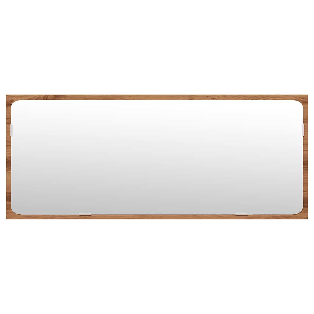 vidaXL Set mobilier de baie, 4 piese, stejar artizanal, lemn prelucrat