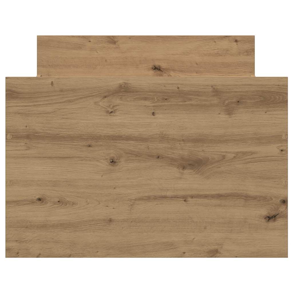 vidaXL Cadru de pat fără saltea Stejar Artisan 90x190cm Lemn prelucrat