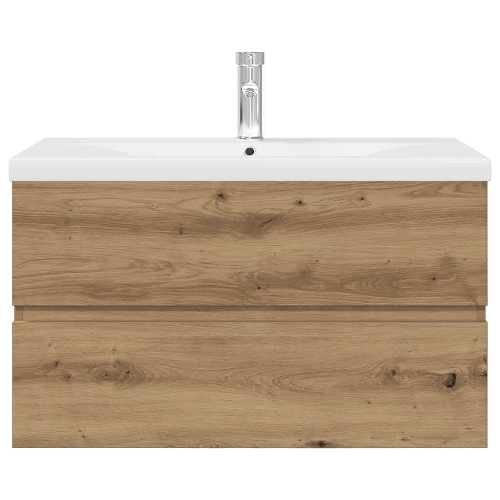 vidaXL Dulap pentru chiuvetă cu chiuvetă încorporată și robinet