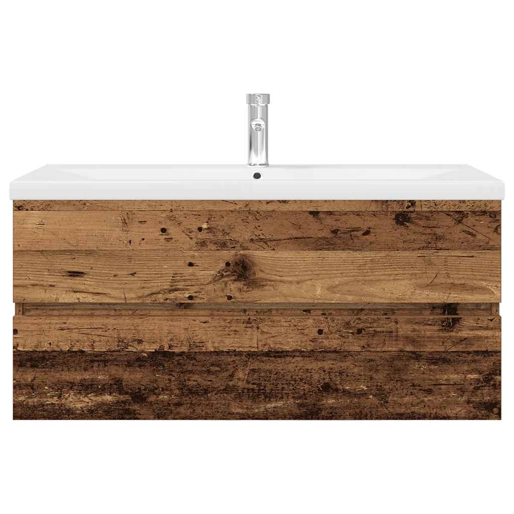 vidaXL Dulap pentru chiuvetă cu chiuvetă încorporată și robinet