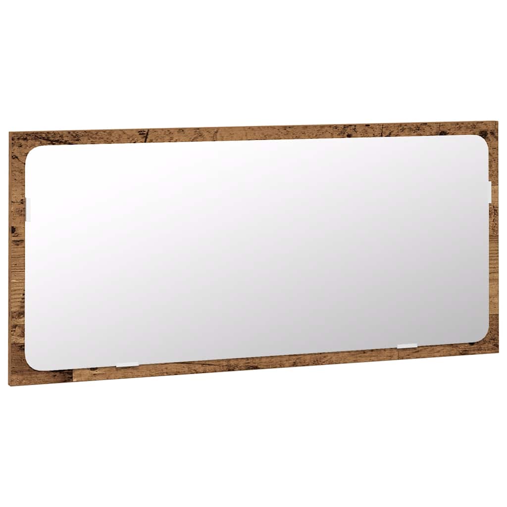 vidaXL Set mobilier de baie, 3 piese, lemn vechi, lemn prelucrat