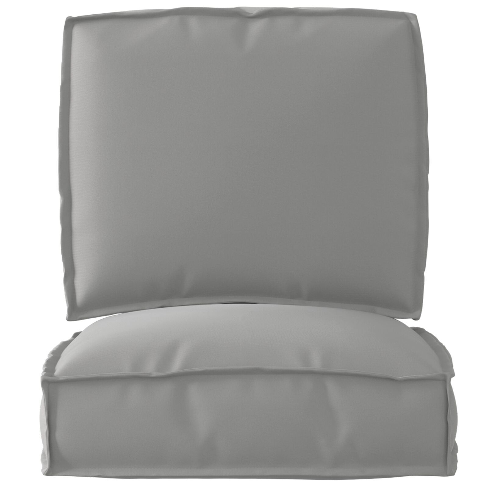vidaXL Set de perne pentru palet 2 pcs Gri 50 x 50 x 12 cm vidaXL Set de perne pentru palet 2 pcs Gri 50 x 50 x 12 cm
