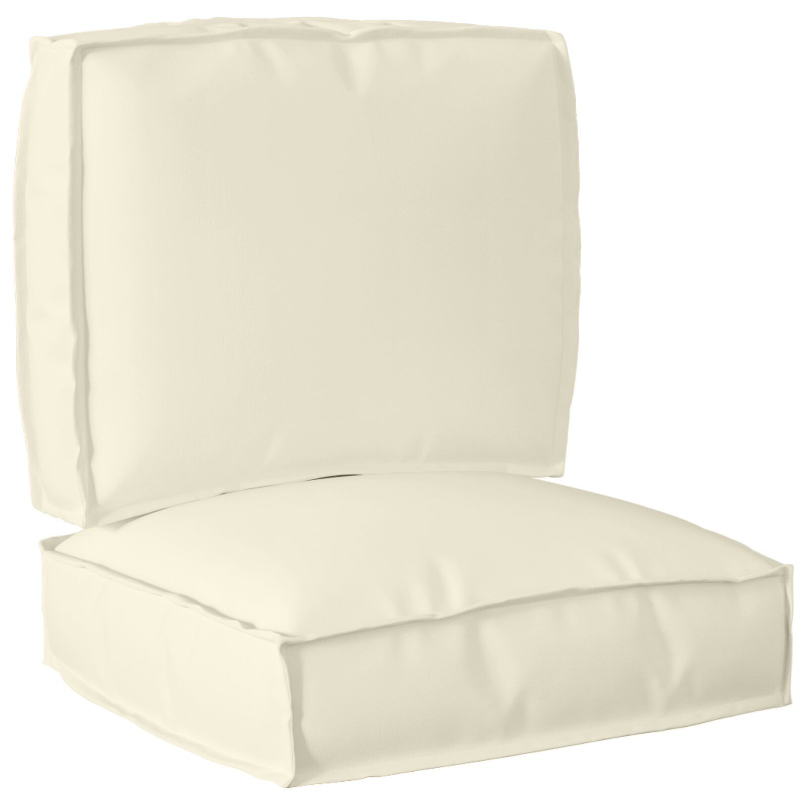vidaXL Set de Perne pentru Paleți de 2 Bucăți Crem din Stoff Oxford vidaXL Set de Perne pentru Paleți de 2 Bucăți Crem din Stoff Oxford