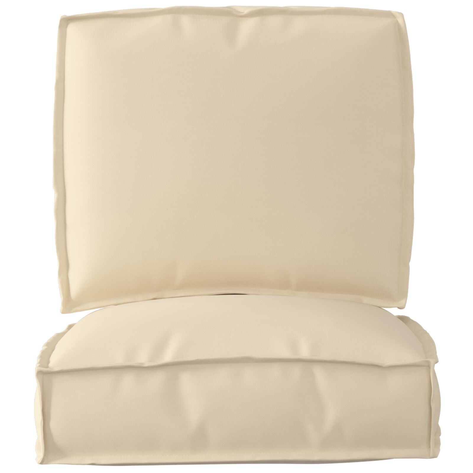 vidaXL Set de perne pentru palet 2 pcs Bej 50 x 50 x 12 cm vidaXL Set de perne pentru palet 2 pcs Bej 50 x 50 x 12 cm