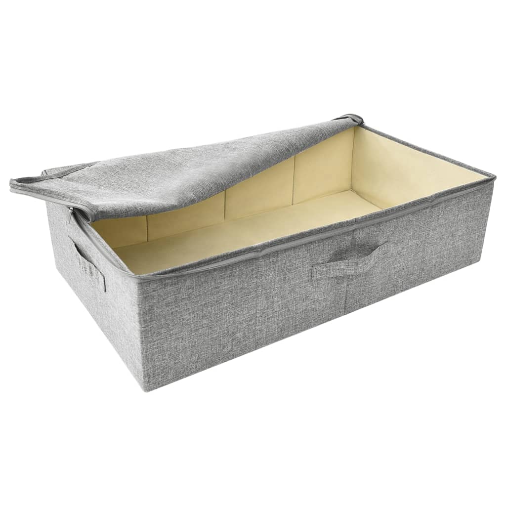 vidaXL Cutie de depozitare, gri, 70x40x18 cm, material textil vidaXL Cutie de depozitare, gri, 70x40x18 cm, material textil