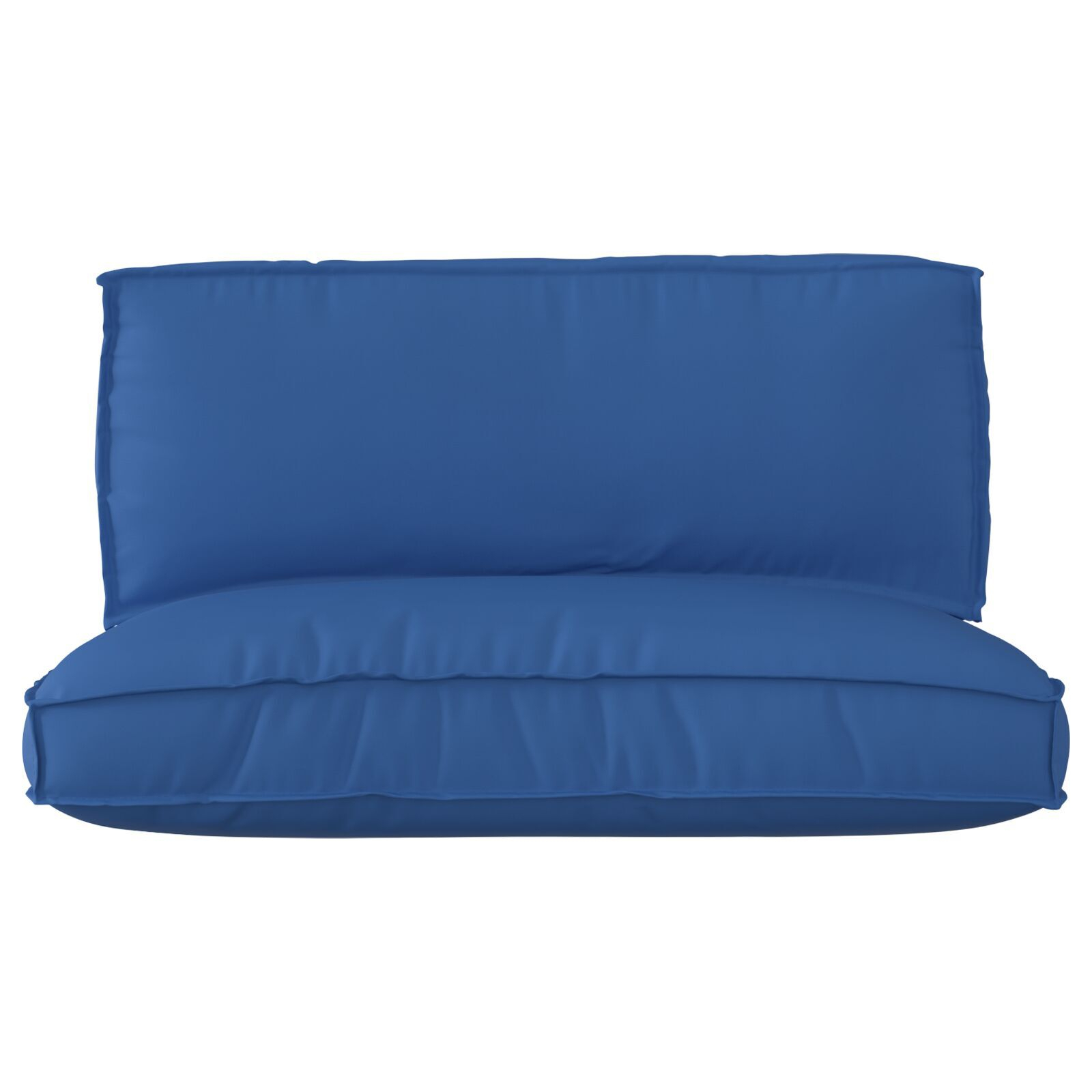 vidaXL Set de perne pentru palet 2 pcs Albastru regal 120 x 80 x 12 cm vidaXL Set de perne pentru palet 2 pcs Albastru regal 120 x 80 x 12 cm