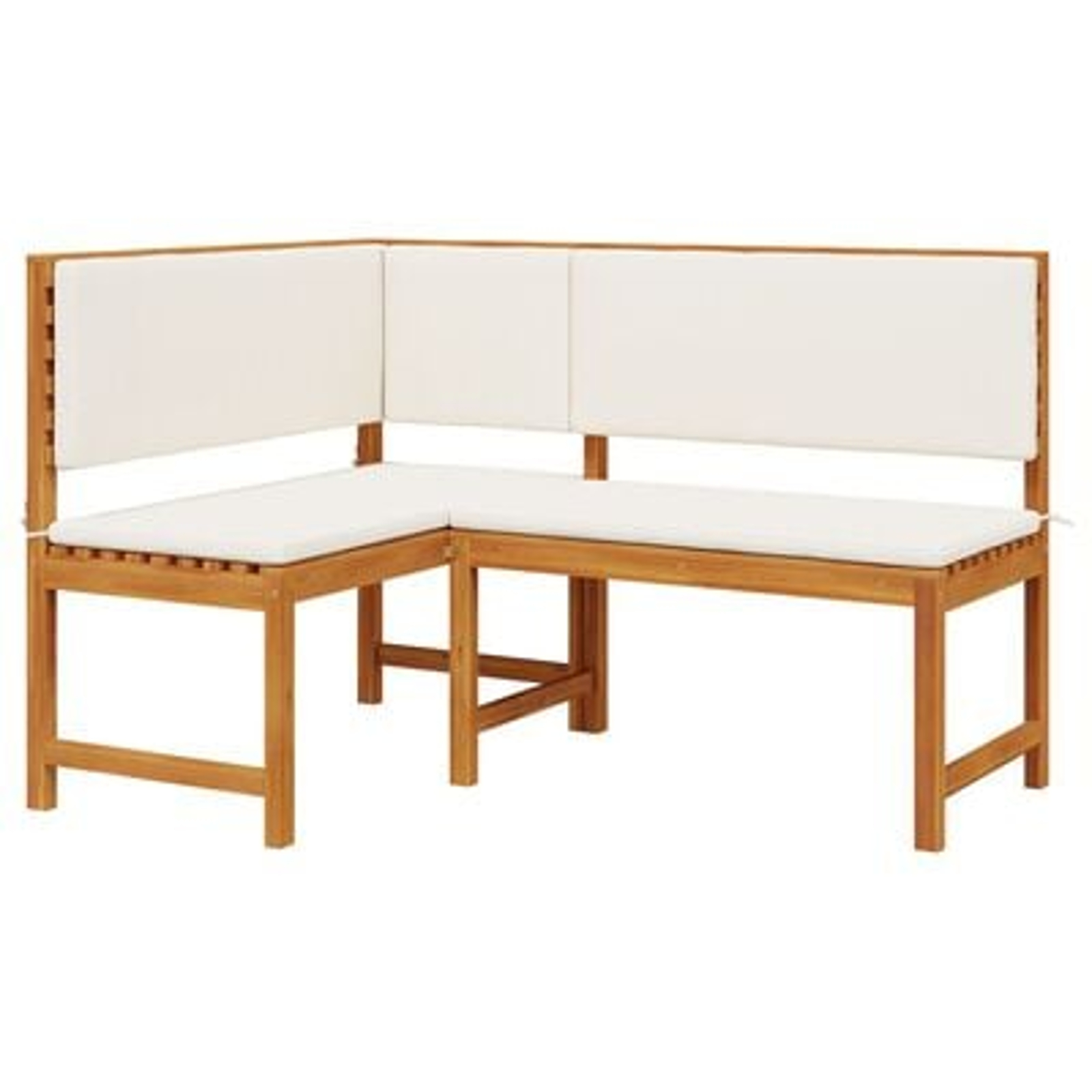 vidaXL Set mobilier de grădină cu perne, 2 piese, lemn masiv de acacia vidaXL Set mobilier de grădină cu perne, 2 piese, lemn masiv de acacia