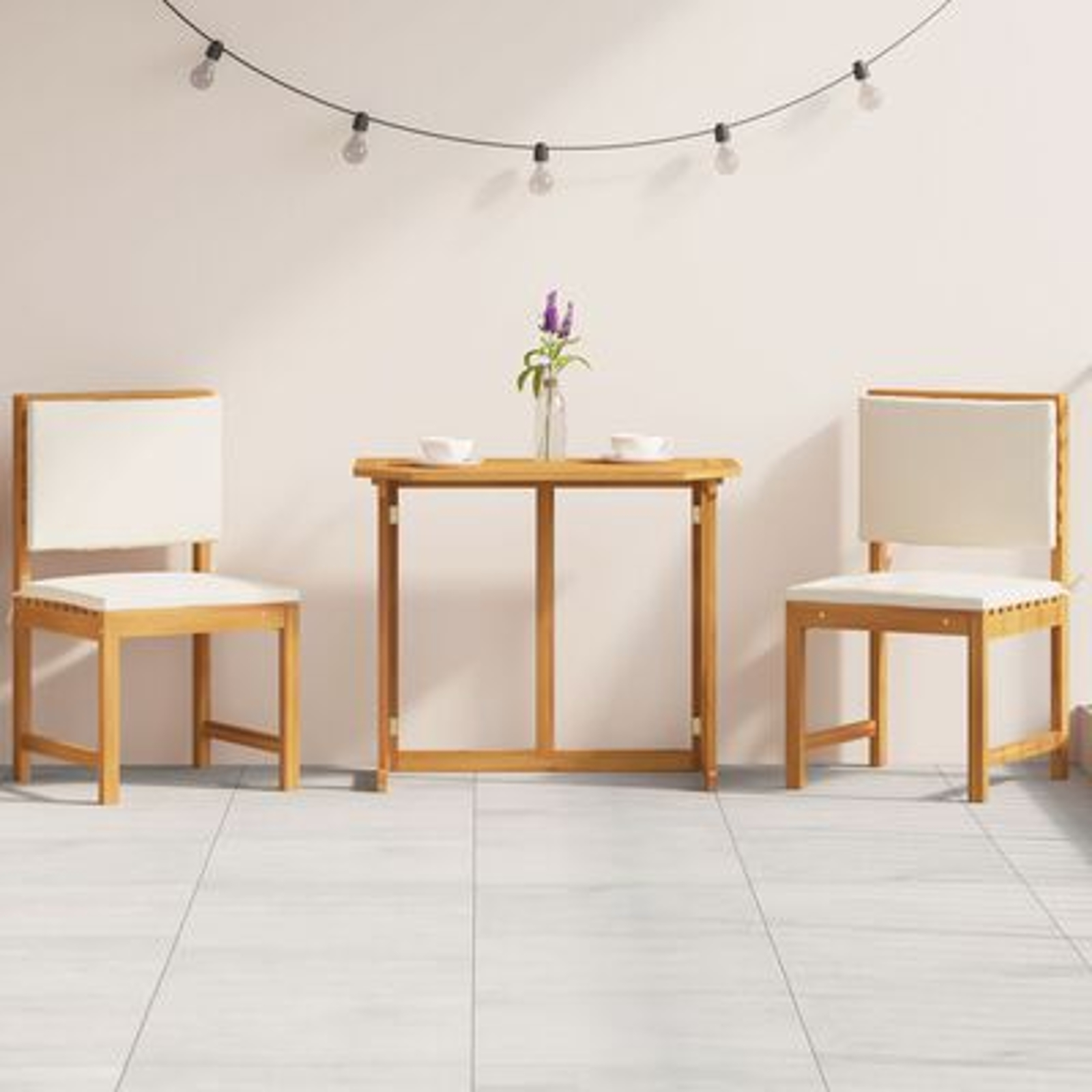 vidaXL Set Bistro de Grădină 3 pcs Maro lemn masiv de acacia vidaXL Set Bistro de Grădină 3 pcs Maro lemn masiv de acacia