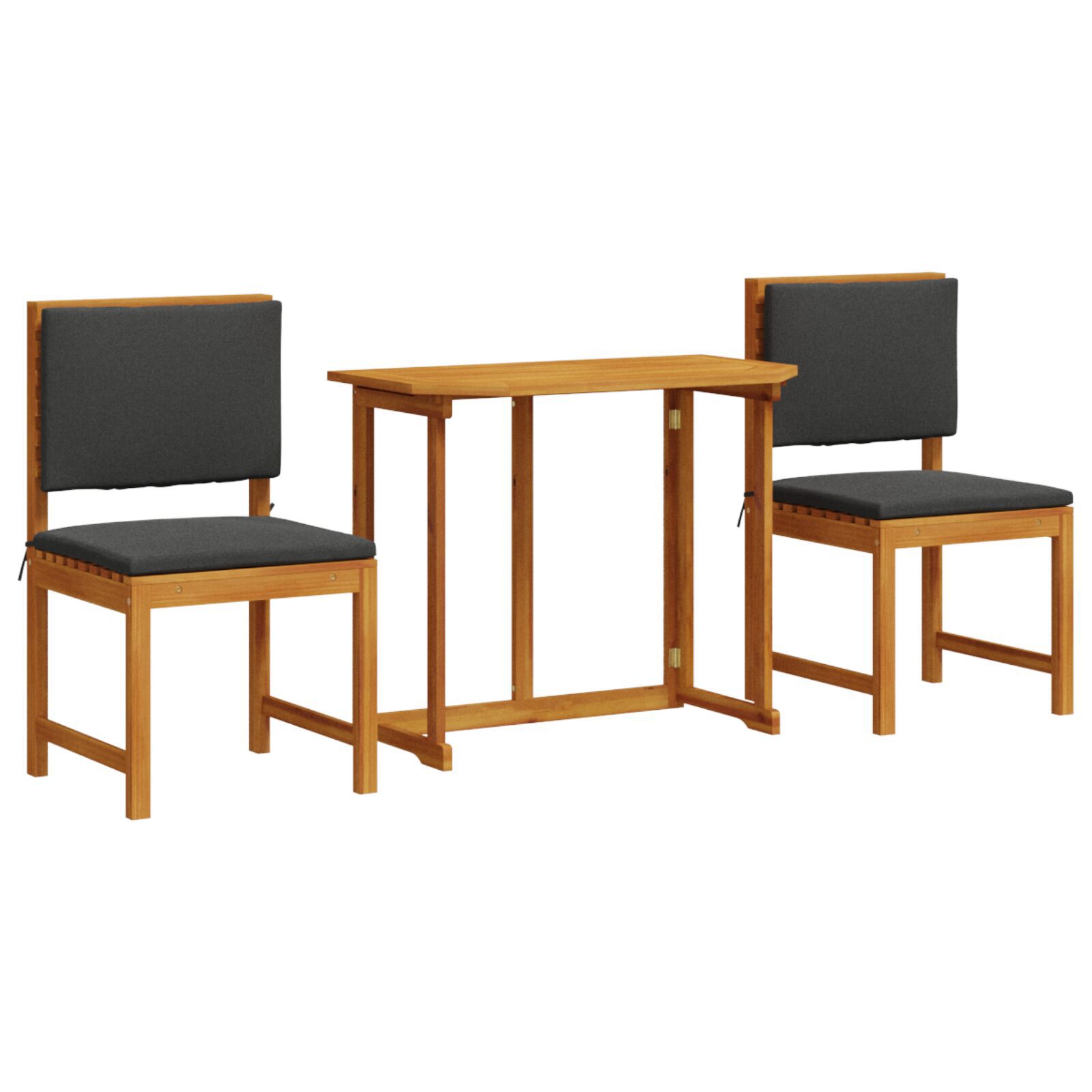 Set de dining pentru grădină vidaXL, 3 piese, din lemn masiv de acacia