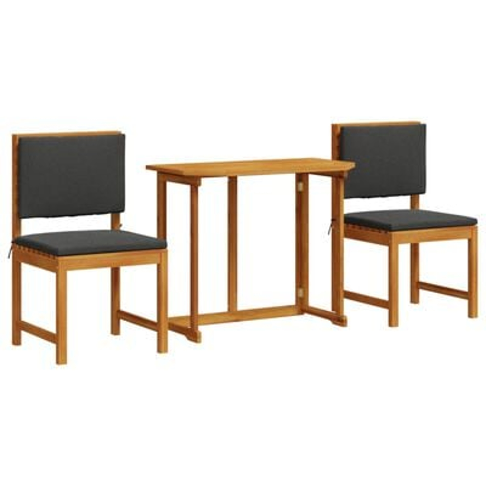 Set de dining pentru grădină vidaXL, 3 piese, din lemn masiv de acacia