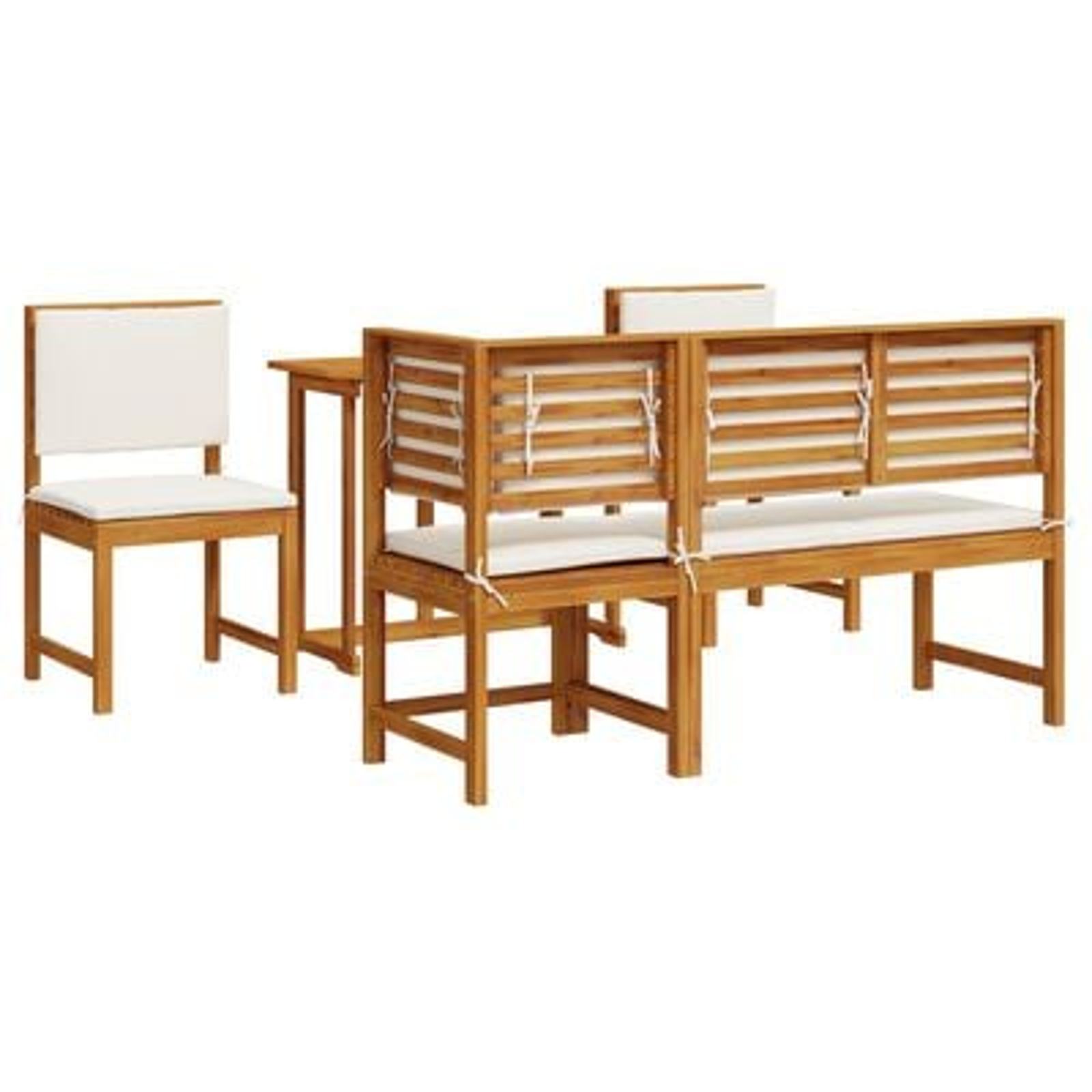 vidaXL Set de Dining pentru Grădină 5 Piese Lemn Masiv de Acacia