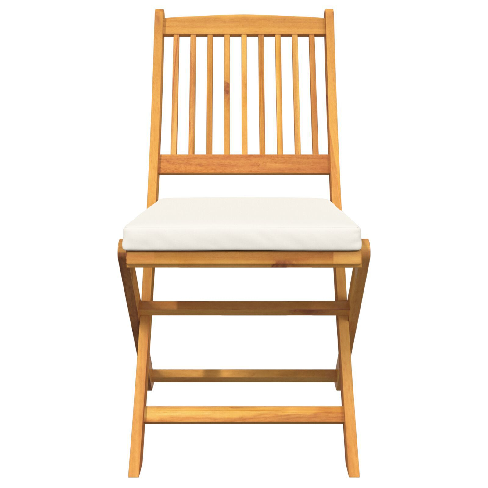 vidaXL Scaun pliant 4 pcs Alb 49 x 57.5 x 92cm Lemn masiv de acacia vidaXL Scaun pliant 4 pcs Alb 49 x 57.5 x 92cm Lemn masiv de acacia